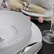 Serwis obiadowy na 12 osób (43el) Ćmielów - Sofia 3607 Platyna