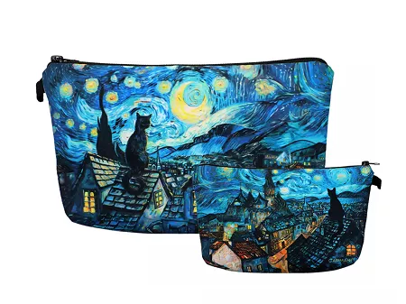 Kosmetyczka 14,5 x 10 cm Carmani - Inspirowana malarstwem, Koty na dachu 33.021-4847