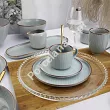 Filiżanka ze spodkiem 0,23 L / 15 cm  Bogucice - Alumina Bergen Grey 1110