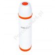 Termos stalowy 1000 ml Odelo - Biało-pomarańczowy 1OD.TER.1330-P