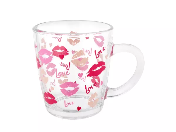 Kubek szklany Toronto 350 ml Altom Design - Love 07.WAL.3485 Kubek szklany Toronto 350 ml Altom Design - Love 07.WAL.3485