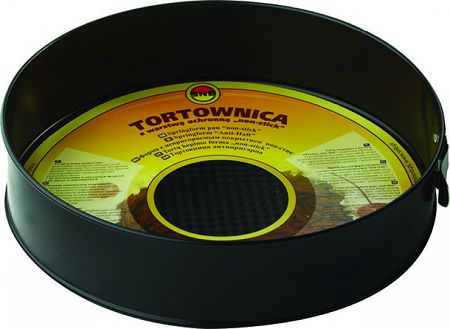 Tortownica / forma okrągła 27 cm SNB - Czarna 1OD.FOR.32