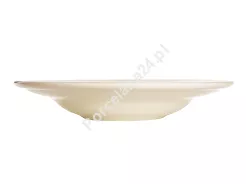 Talerz do pasty 27 cm (z rantem) Rinart - Banquet ecru