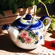 Garnitur do kawy na 6 osób (21el.) Bolesławiec - Maki Smolińskiej gat. I