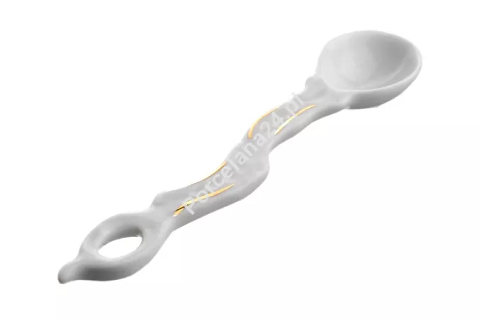 Łyżka do musztardy 12,5 cm Ćmielów - Rococo 3604 ZŁOTA LINIA Łyżka do musztardy 12,5 cm Ćmielów - Rococo 3604 ZŁOTA LINIA