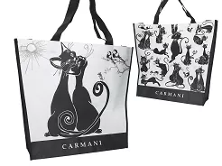 Torba na ramię 46x38x11 cm Carmani - Koty / Crazy Cats 33.021-9002