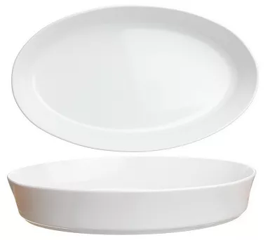 Półmisek owalny do zapiekania 34,5 cm - Lubiana n/dek (nr 1655)