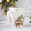 Kubek z zaparzaczem 0,36 l  Duo - Christmas Village 15.CHV.KZ