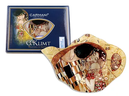 Spodek na torebki od herbaty Carmani - Tea bag Gustav Klimt The Kiss 33.198-9001
