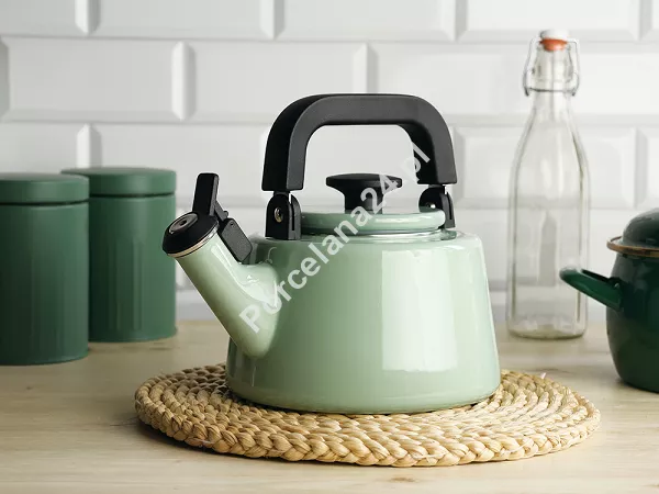 Czajnik emaliowany 2,1 L Forchetto - Moderno Aquaverde 1FO.CZA.1260 Czajnik emaliowany 2,1 L Forchetto - Moderno Aquaverde 1FO.CZA.1260