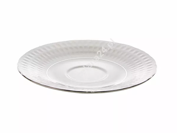 Spodek 15,7 cm Ćmielów - Sofia 3607 Platyna Spodek 15,7 cm Ćmielów - Sofia 3607 Platyna