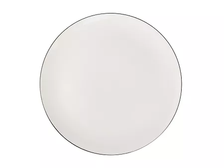 Talerz płytki 25 cm Bogucice - Base Black 1227