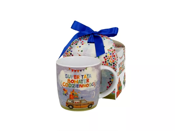 Kubek 0,4 L Duo - Super tata 15.SUT.K Kubek 0,4 L Duo - Super tata 15.SUT.K