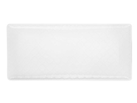 Półmisek prostokątny 29x13 cm Lubiana - Marrakesz Biały (nr 4292)