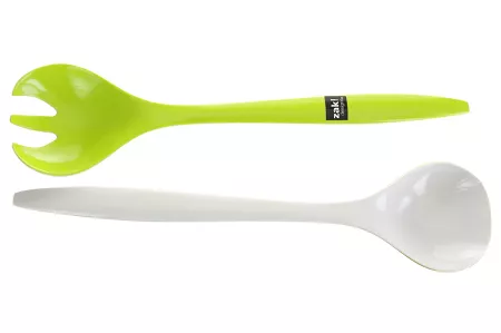 Komplet sztućców do sałaty 2 szt. Zak! Designs - Duo biało-zielone 20Z.1283-0420