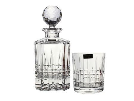 Kpl. szklanek do whisky 0,32 L (6szt) + karafka 0,75L (1szt) Bohemia - HERMAN 4SB.HE.802046