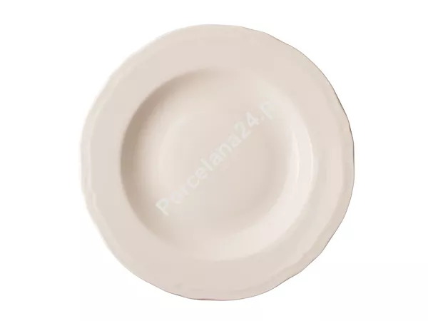 Talerz głęboki 23 cm  Bogucice - Gino Cream 1229 ecru Talerz głęboki 23 cm  Bogucice - Gino Cream 1229 ecru