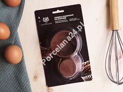 Kpl. foremek silikonowych do muffinek (12 szt.) Karl Hausmann - Brązowe 6.FOR.1441