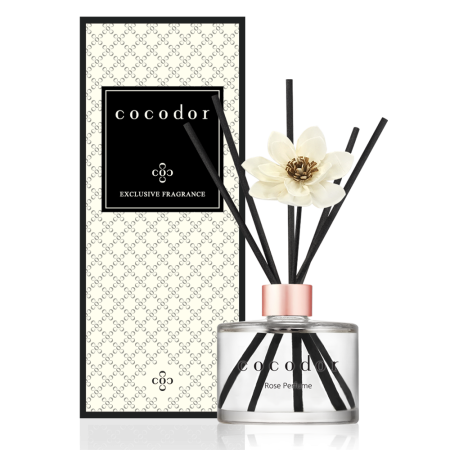 Dyfuzor zapachowy z patyczkami 200 ml Cocodor - Biały Kwiat Rose Perfume 30387 Dyfuzor zapachowy z patyczkami 200 ml Cocodor - Biały Kwiat Rose Perfume 30387