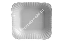 Salaterka kwadratowa 24 cm Chodzież  - Iwona C000 BIAŁA IWONA