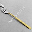 Komplet sztućców 65 cz. na 12 osób Hisar - Bahama Gold Satin (4.0/3.0mm) matowe złoto