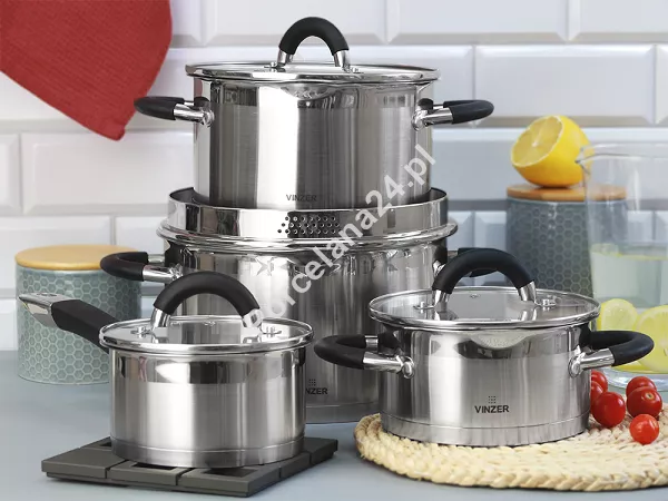 Komplet garnków (8 el.) Vinzer - Progresso 16.50021 Komplet garnków (8 el.) Vinzer - Progresso 16.50021