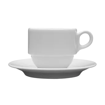 Filiżanka ze spodkiem 0,25 L / 16 cm Lubiana - Wersal (nr 2201, 2214)