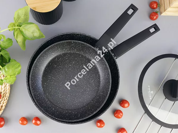 Komplet 2 patelni z pokrywkami (24 i 28 cm) ZWIEGER - Forte Komplet 2 patelni z pokrywkami (24 i 28 cm) ZWIEGER - Forte
