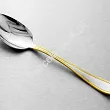 Komplet sztućców 24 cz. na 6 osób Hisar - Avsa Gold (3.0/2.5 mm) złocone