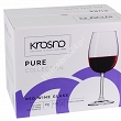 Kpl. kieliszków do wina czerwonego 350 ml (6 szt) Krosno - Pure (Basic) A357