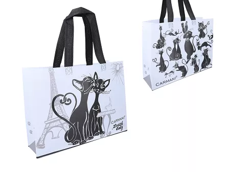 Torba śniadaniowa 33x25x10 cm Carmani - Koty / Crazy Cats 33.021-9055