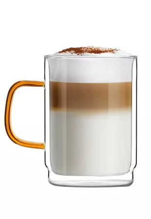Kpl. 2 szklanek termicznych z podwójną ścianką 350 ml Vialli Design - Amber 1K.AMB.8593 Kpl. 2 szklanek termicznych z podwójną ścianką 350 ml Vialli Design - Amber 1K.AMB.8593