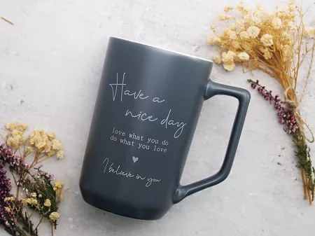 Kubek prosty 0,55 L Altom Design - Have a nice day 07.KP.3024