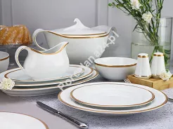 Serwis obiadowy na 6 osób (27el) Bogucice - Antonio Gold Plus 1171