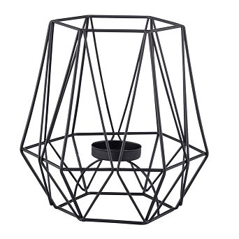 Świecznik metalowy geometryczny 15 cm Altom Design - 07.SW.1160
