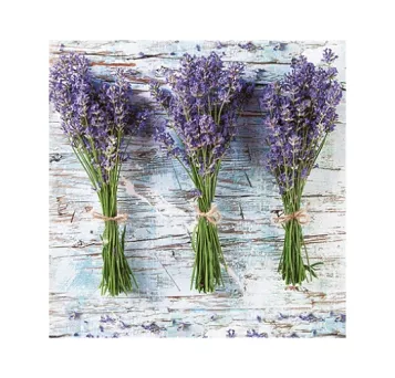 Serwetki 33 x 33 cm (20szt) Polmak - Daisy lawenda 55.SD-OG-015101