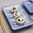Zestaw do sushi dla 2 osób (4 el.) z pałeczkami Tokyo Design Studio - Nippon Blue 17991