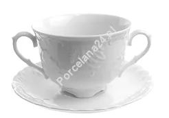 Bulionówka ze spodkiem 0,33 L / 15,7 cm Ćmielów - Rococo 0001