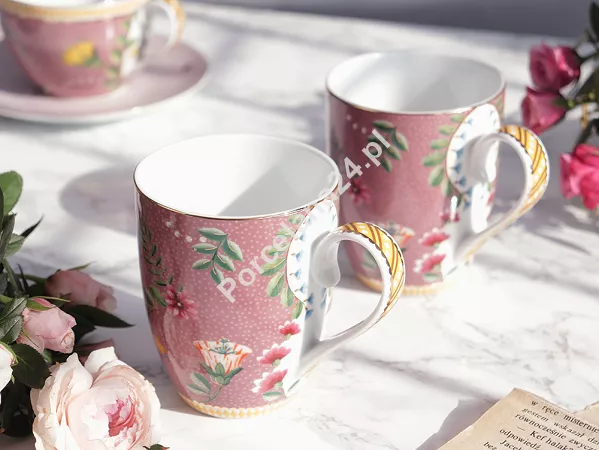 Komplet 2 kubków 0,35 L Pip Studio - La Majorelle Pink 51.LMP.002.305 Komplet 2 kubków 0,35 L Pip Studio - La Majorelle Pink 51.LMP.002.305