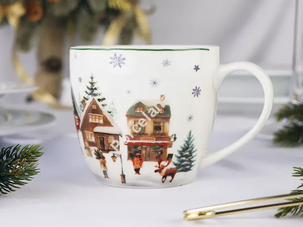 Kubek 0,46 l  Duo - Christmas Village 15.CHV.K46 Kubek 0,46 l  Duo - Christmas Village 15.CHV.K46