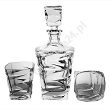 Kpl. szklanek do whisky 0,3 L (6szt) + karafka 0,75L (1szt) Bohemia - ZIG ZAG 4SB.ZZ.761798