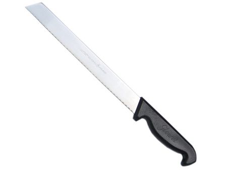 Nóż do chleba 22 cm Glowel - Czarny 1E.PC.L220