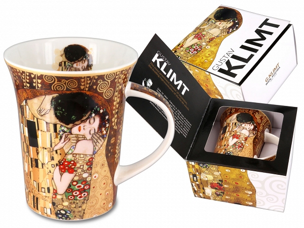 Kubek 0,35 L Carmani - Gustav Klimt The Kiss 33.532-8101 Kubek 0,35 L Carmani - Gustav Klimt The Kiss 33.532-8101