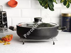 Garnek z pokrywą 4L 28 cm x 7,5 cm - Korkmaz Lena A3887