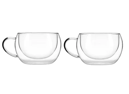 Kpl. filiżanek termicznych z podwójną ścianką 300 ml (2 szt.) Vialli Design - Bolla 1K.BOLLA.8951