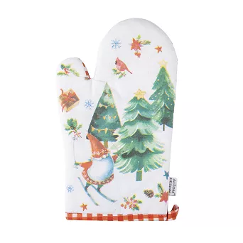 Rękawica kuchenna 28 cm Altom Design - Zimowe Skrzaty 07.CHR.5486