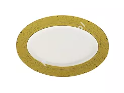 Półmisek 33 cm Ćmielów - Jenny Solaris Gold