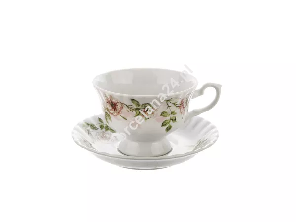 Filiżanka ze spodkiem 0,22 L / 14,5 cm (do herbaty) Chodzież - Iwona G841 Flores Filiżanka ze spodkiem 0,22 L / 14,5 cm (do herbaty) Chodzież - Iwona G841 Flores