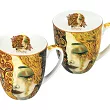 Komplet 2 kubków 0,25 L Carmani - Gustav Klimt, Złote Łzy 33.532-7407