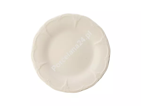 Talerz deserowy 20,5 cm Bon Bistro - Retro Ivory ecru Talerz deserowy 20,5 cm Bon Bistro - Retro Ivory ecru